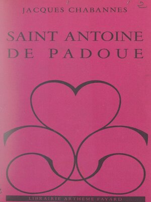 cover image of Saint Antoine de Padoue